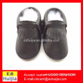 Alibaba express Genuine Leather Outsole Material and Autumn,Summer,Spring,Winter Season black tassel baby shoes